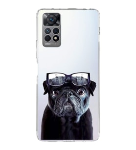 PrintiFy Xiaomi Redmi Note 12 Pro 4G ile Uyumlu 1mm Slim Fit Köpek 3 050f Baskılı Şeffaf  Kılıf