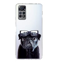 PrintiFy Xiaomi Redmi Note 12 Pro 4G ile Uyumlu 1mm Slim Fit Köpek 3 050f Baskılı Şeffaf  Kılıf