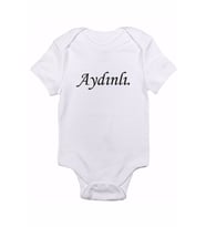Aydınlı Baskılı Bebek Body Zıbın