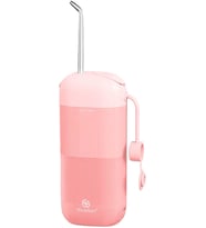 Nicefeel FC5170 Mini Taşınabilir,Şarjlı, Diş Teli/Protez Bakım ve Profesyonel Ağız Duşu (Pembe)