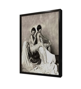 Dolly Sisters Çerçeveli Mdf Tablo