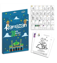 Ramazan Ayı 30 Gün Resimli Boyama Seti