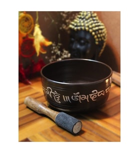Meditasyon Çanı Yoga Çanı Tibet Çanağı Singing Bowl 17,5 Cm