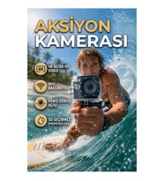 4K WiFi Aksiyon Kamerası Geniş Görüş Açılı