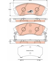 Hyundai H1 Starex Kia Carnaval Ön Fren Balatası 2008-2015