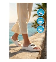 Walkway 8000-02 G Siyah-Siyah Unisex Terlik