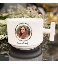 Anneler Gününe  Özel Resimli İsimli T Kulplu Nescafe Fincanı