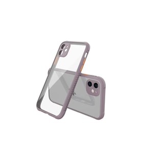 Mey İthalat® iPhone 12 Mini Kılıf Miami Şeffaf Silikon - Açık Mor