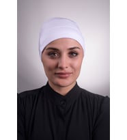 Beyaz Arkadan Bağlamalı İç Bone Viskon Kumaş Kaymaz Silikonlu 3002_42