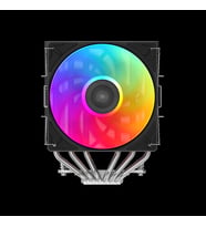 SAMA A60L Black 2x120mm ARGB Fan Kule Tipi Hava Soğutma 6 adet Gelişmiş Nikel Kaplı Bakır Isı Borusu CPU Fan (AMD ve INTEL Tüm işlemciler ile uyumlu)(1923)