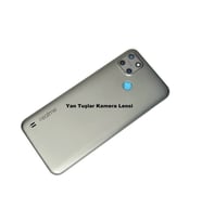 Tkgz Oppo Realme C25Y Kasa Arka Pil Batarya Kapağı FÜME