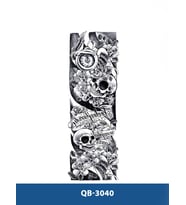 QB-3040 KURUKAFA DESEN GEÇİCİ KOL DÖVMESİ-TATTO