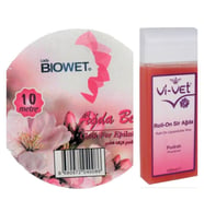 Vivet Pudralı Rollon Alana Biowet 10 Metre Ağda Bezi Hediye 
