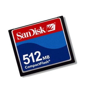 SANDİSK 512 MB COMPACT FLASH HAFIZA KARTI
