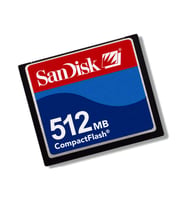 SANDİSK 512 MB COMPACT FLASH HAFIZA KARTI