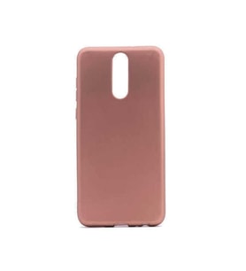 Huawei Mate 10 Lite Uyumlu Kılıf Zore Premier Silikon Kapak (Rose Gold Altın)