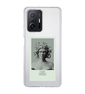 Xiaomi Mi 11T - 11T Pro Uyumlu Medusa Tasarımlı Şeffaf Telefon Kılıfı