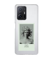 Xiaomi Mi 11T - 11T Pro Uyumlu Medusa Tasarımlı Şeffaf Telefon Kılıfı