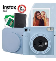 Instax SQ1 Buz Mavi Fotoğraf Makinesi ve Hediye Seti 2