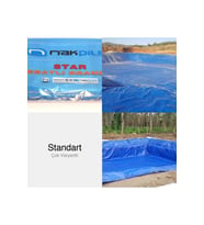 3x4 Star Abkplastik Su Kar Geçirmez Ebatlı Branda Çadır 3m x 4m