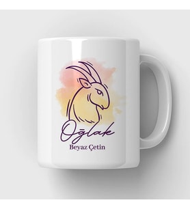 Kişiye Özel Oğlak Burcuna Hediye Kupa Bardak