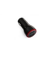 Hızlı Şarj Araç Çakmak Şarjı Aleti 2 USB Girişli Siyah 32W