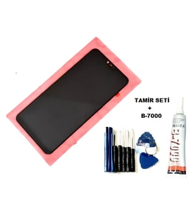 Tkgz Xiaomi Mi 8 Lite Uyumlu Lcd Ekran Dokunmatik + B-7000 + Tamir Seti