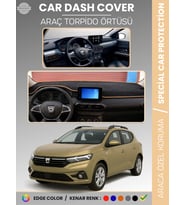 DACIA SANDERO (2021+) EKRANLI MODEL Torpido Örtüsü Torpido Koruma Çatlamayı Engeller Tam Uyum
