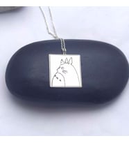 My Neighbor Totoro Anime karakter Gümüş Kolye