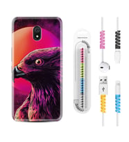Xiaomi Redmi 8A 8 Pro 9C 9T 10C 11T Pro Kılıf Kablo Koruma Spiral Silikon Red Eagle 1752
