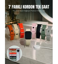Bluetooth Konuşmalı Akıllı Saat 7 Farklı Kordonlu İos Ve Android Uyumlu Akıllı Kol Saati
