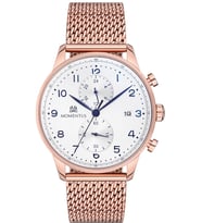 MOMENTUS CC215R-02SM KRONOLU-TAKVİMLİ-HASIR ÇELİK ERKEK KOL SAATİ