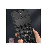 ERTAN Realme 11 Pro Kılıf Pars Lens Yüzüklü Silikon - Kırmızı
