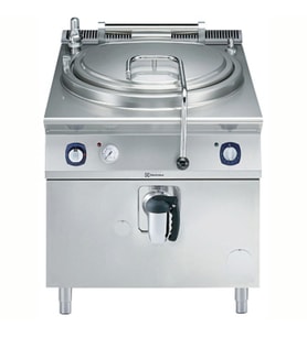 Electrolux Professional 100 Lt Gazlı Silindirik Kaynatma Kazanı, Aısı316, İndirek Isıtmalı, Basınç Sviçli, Cekete Otomatik Su Doldurma - 800 Mm E9BSGHIPFR