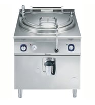 Electrolux Professional 100 Lt Gazlı Silindirik Kaynatma Kazanı, Aısı316, İndirek Isıtmalı, Basınç Sviçli, Cekete Otomatik Su Doldurma - 800 Mm E9BSGHIPFR