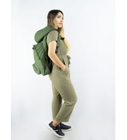 Morikukko Gummy Khaki Çıkabilir Kapüşonlu Sırt Çantası