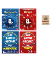 Newton LGS 8. Sınıf Matematik ve Türkçe Denemeleri ve Çıkmış Sorular + Telefon Standı