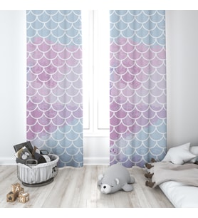 Çocuk Odası Dijital Baskılı 135x260cm Tek Kanat Fon Perde Model 00033