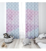 Çocuk Odası Dijital Baskılı 135x260cm Tek Kanat Fon Perde Model 00033