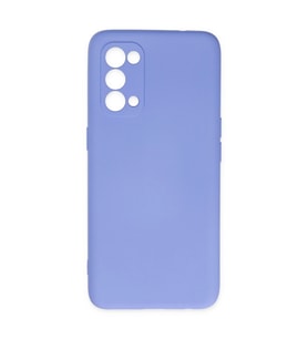 Oppo Reno 5 Kılıf Nano İçi Kadife Silikon - Lila