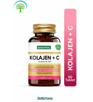 Aksuvital Kolajen + C Hyaluronik Asit İçeren Takviye Edici Gıda 60 Tablet