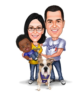 Ateş Anıt Aile Karikatür biblo-01