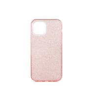 Apple iPhone 12 Pro Max Uyumlu Kılıf Zore Shining Silikon (Rose Gold Altın)