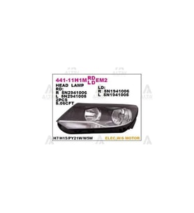 Esse Otomotiv Tiguan 12- Sol Far - DPO-441-11H1LMLDEM2 - 5N1941005
