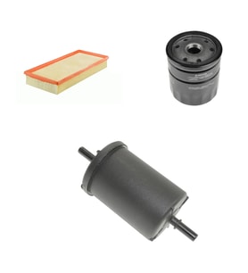 Filtre Bakım Seti Citroen C5 2.0 16v Benzinli 2001-2004 Hava + Yağ f. + Yakıt Filtre Bosch