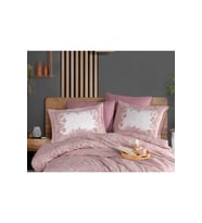 Ranforce 2 Li Kapaklı Yastık Kılıfı 50x70 Serel Pembe