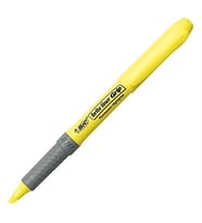 Bic Brite Liner Grip Kalem Tipi Sarı Fosforlu Kalem (5 li Paket)