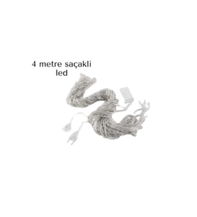 Saçaklı 4 Metre Perde Led