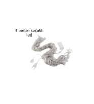 Saçaklı 4 Metre Perde Led