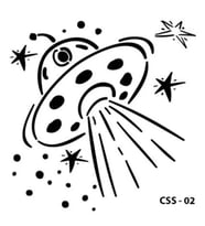 CADENCE CSS-02 STENCİL ŞABLON 25x25 - UFO